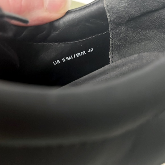 ❗️FINAL❗️VINCE Men’s FULTON Black Leather 🔴🔴 - Picture 6 of 8